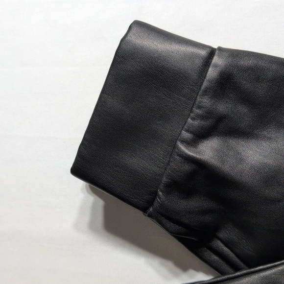 Juicy Couture Faux Leather Black Pants Size Medium - Picture 9 of 10
